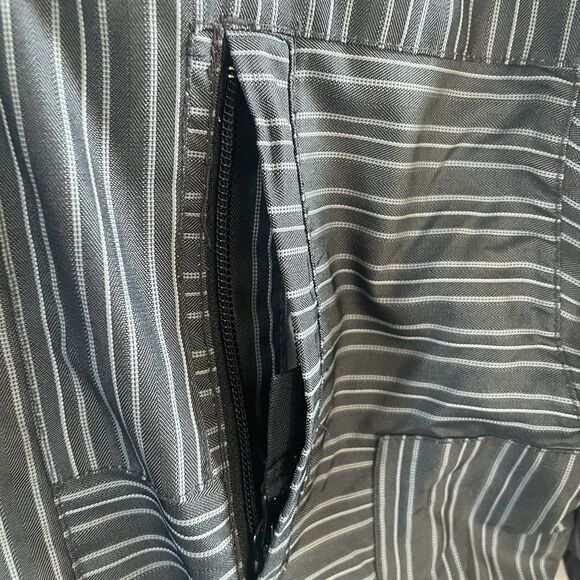 RIPZONE Snow Jacket Youth Small Grey Striped Core 5000MM FLEECE Lined Hooded Ski - Picture 5 of 16